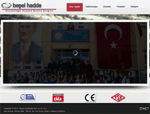 Tablet Screenshot of beselhadde.com.tr